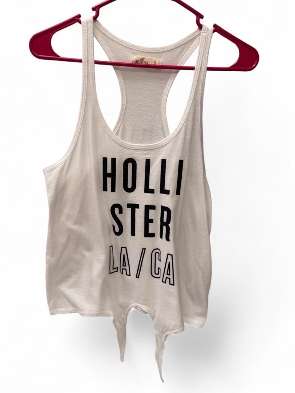 Hollister Co. white tank top